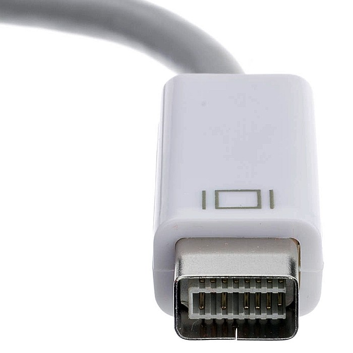 Adaptor Mini-DVI la VGA compatibil cu MacBook, Mac Mini, iMac 2006-2009, Alb [4]