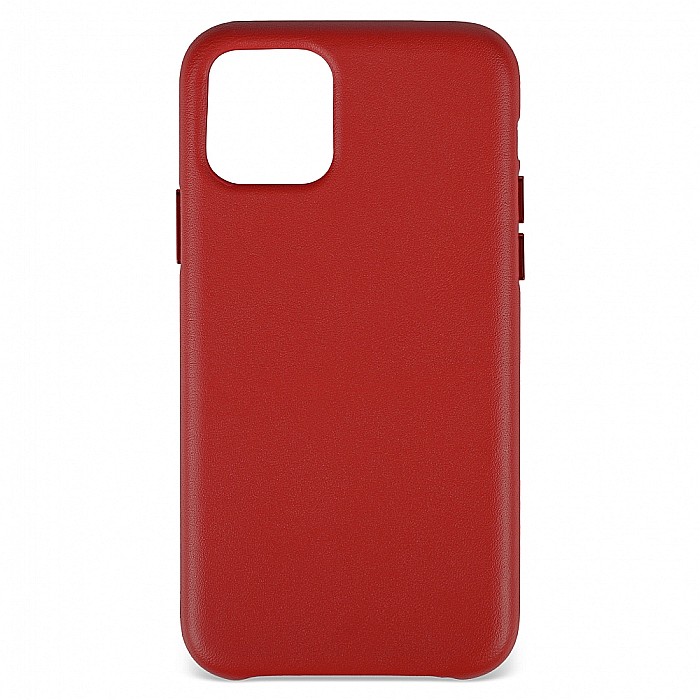 Husa de protectie din piele compatibil cu iPhone 11 Pro - Rosu [2]