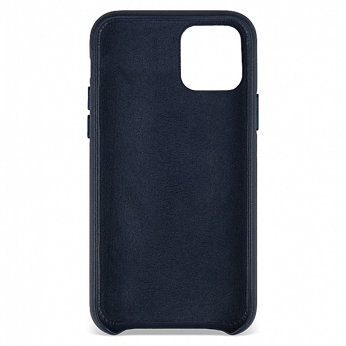 Husa din Piele Naturala pentru Apple iPhone 11 Pro - Midnight Blue [3]