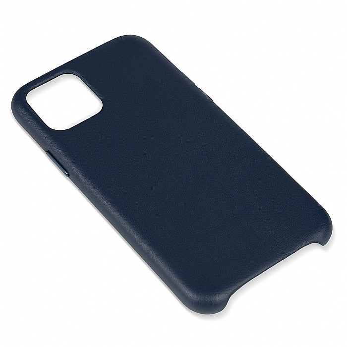 Husa din Piele Naturala pentru Apple iPhone 11 Pro - Midnight Blue [4]