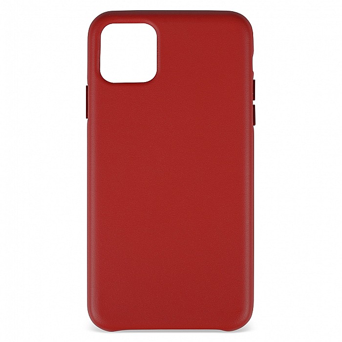 Husa de protectie din piele compatibil cu iPhone 11 Pro Max - Rosu [2]