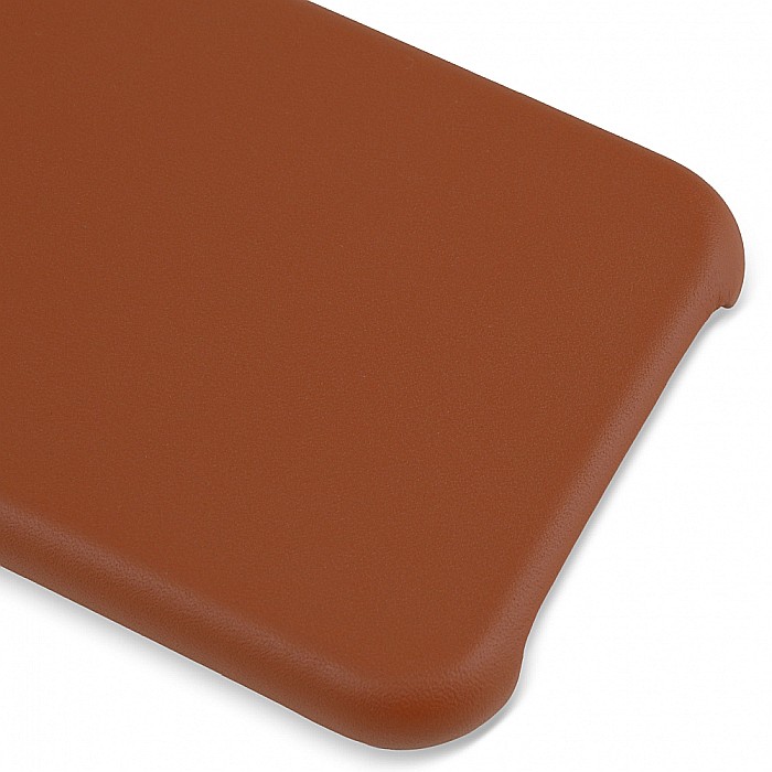 Husa din Piele Naturala pentru Apple iPhone XR - Maro [7]