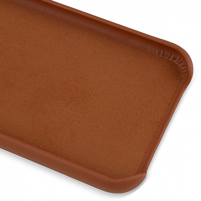 Husa din Piele Naturala pentru Apple iPhone XR - Maro [8]