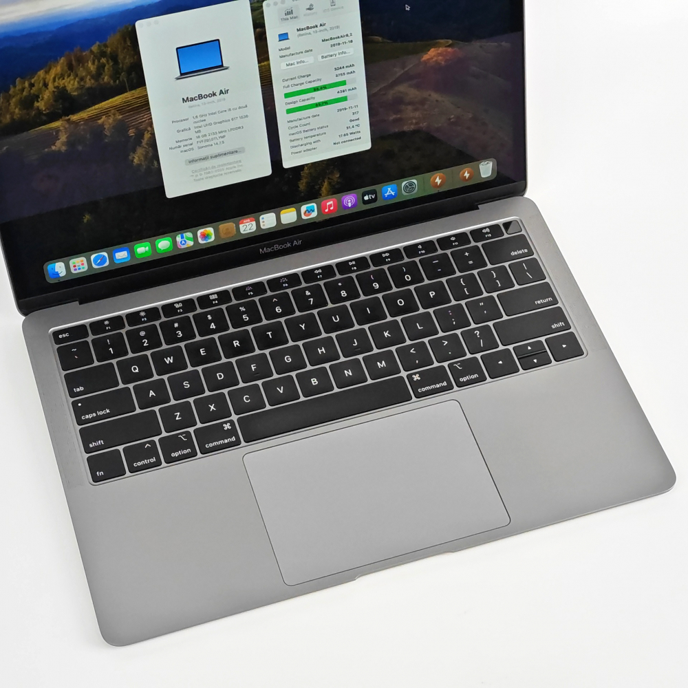 Laptop MacBook Air 13” Retina A1932 (2019) – i5 1.6GHz | 16GB RAM | 256GB SSD – Garanție 12 luni | Baterie 86% [3]