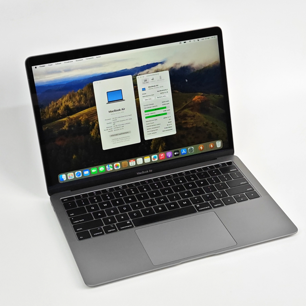 Laptop MacBook Air 13” Retina A1932 (2019) – i5 1.6GHz | 16GB RAM | 256GB SSD – Garanție 12 luni | Baterie 86% [2]