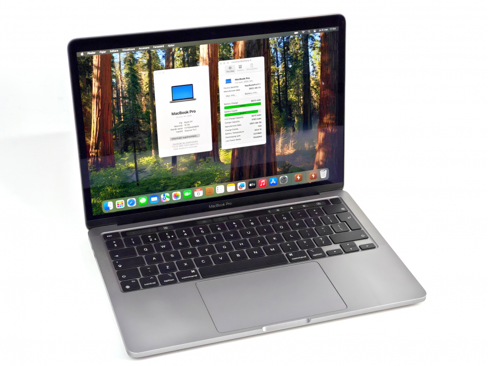 Apple Macbook Pro A2338 (13-inch 2020, M1) 16GB, 256GB SSD, Space Gray, OS Sequoia [2]