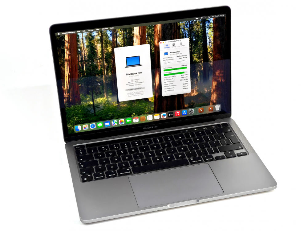 Apple Macbook Pro A2338 (13-inch 2020, M1) 16GB, 256GB SSD, Space Gray, OS Sequoia [1]