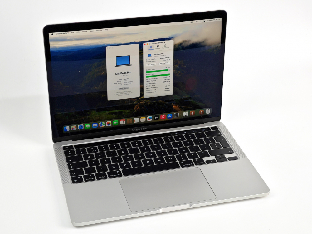 Apple Macbook Pro A2338 (13-inch 2020, M1) 8GB, 256GB SSD, Silver, OS Sonoma [2]