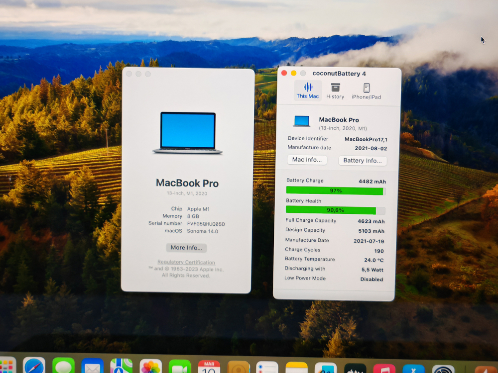 Apple Macbook Pro A2338 (13-inch 2020, M1) 8GB, 256GB SSD, Space Gray, OS Sonoma [4]