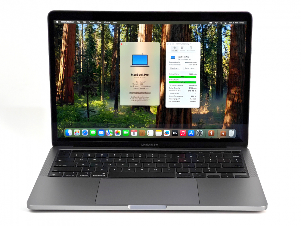 Apple Macbook Pro A2338 (13-inch 2020, M1) 8GB, 256GB SSD, Space Gray, OS Sequoia [1]