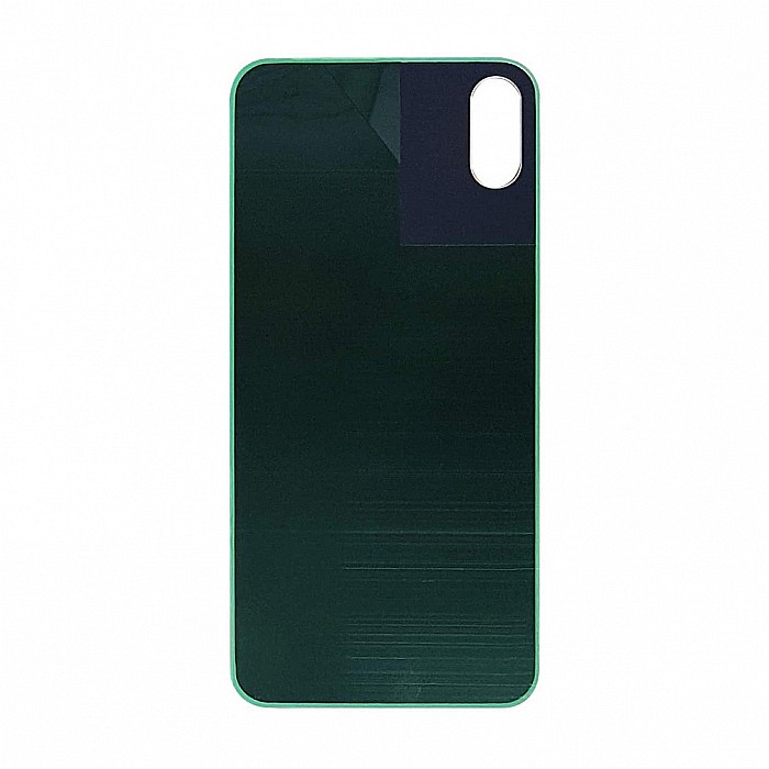Sticla spate carcasa compatibila cu telefon Apple iPhone XS Max, Gold, Big Hole [2]