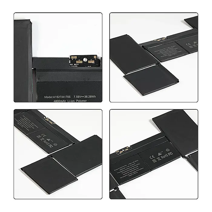 Baterie pentru MacBook A1534 12-inch, Model A1527/A1705 (2015-2017), Pure Cobalt Battery Cell + Kit Montaj [4]