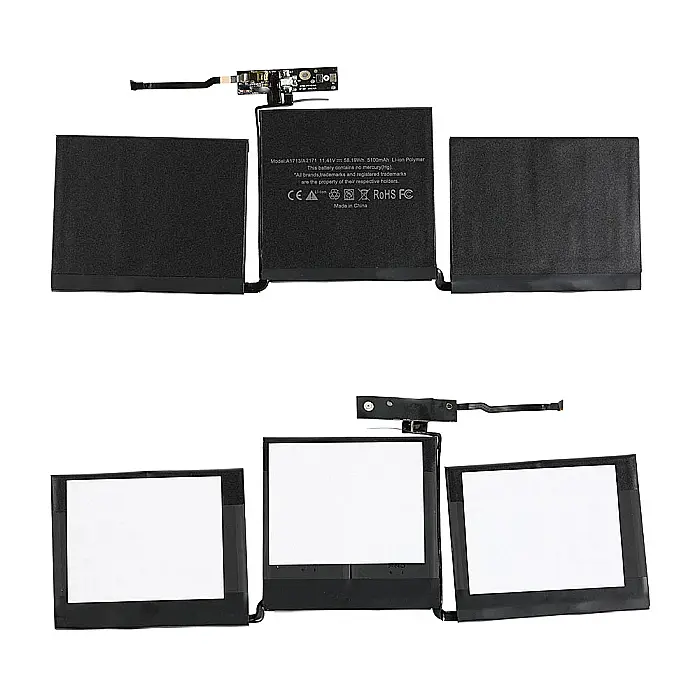 Baterie pentru MacBook Pro Retina A1708 / A2159 / A2289 / A2338 13-inch, Model A1713 / A2171, 2016-2022, Pure Cobalt Battery Cell + Kit Montaj [2]
