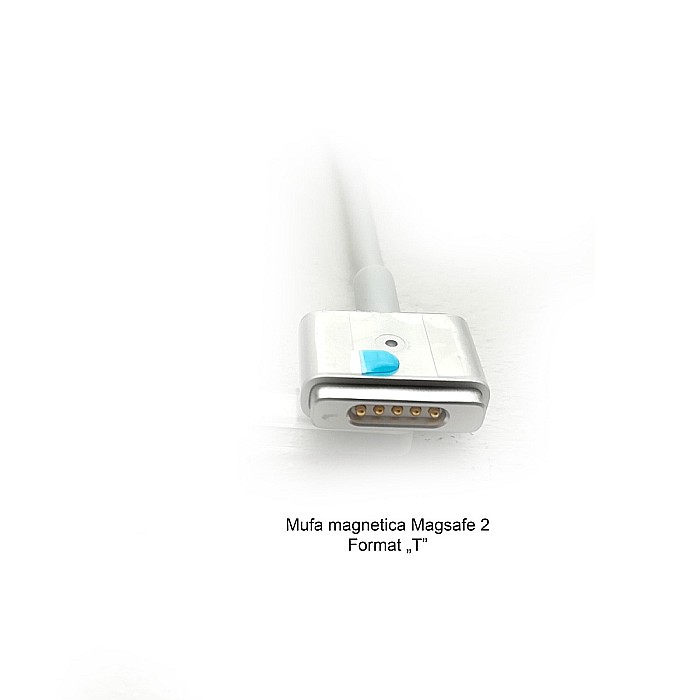 Cablu magnetic tip T Incarcator MagSafe 2 de 85W, Replacement [2]