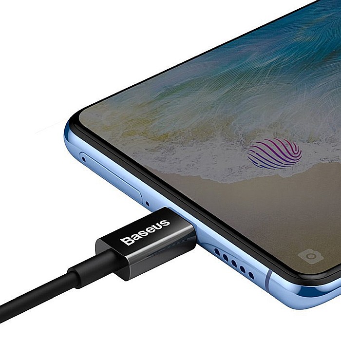 Cablu de Date USB la Micro USB, 2A, 1m - Baseus Superior (CAMYS-01) - Negru [5]