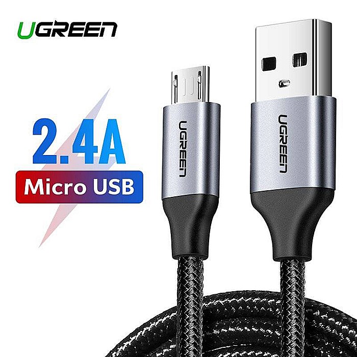 Cablu de Date USB la Micro USB, QC 2.0, 2A, 1.5m - Ugreen (60147) - Negru [4]