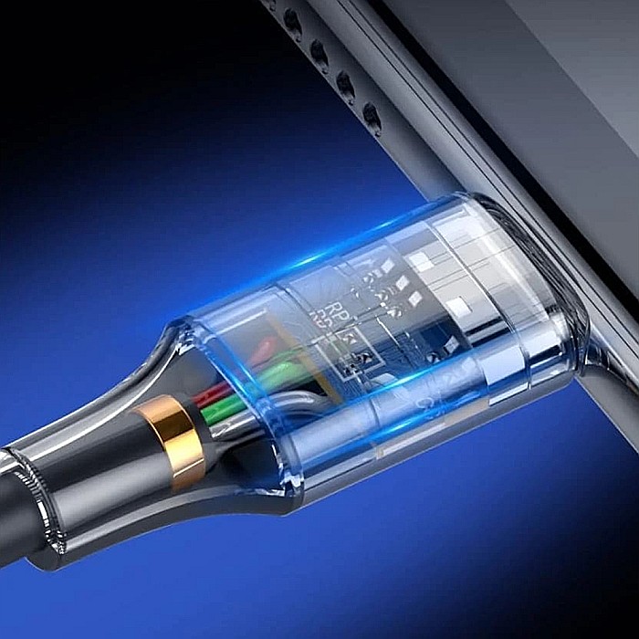 Cablu de Date USB la Type-C, 3A, 1.5m - Ugreen (60132) - Alb [7]