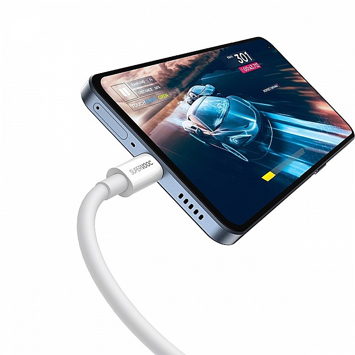 Cablu de Date USB la Type-C, 65W, 1m - Baseus Superior Series (CAYS000902) - Alb [5]