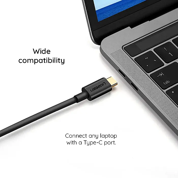 Cablu USB-C la DisplayPort 1.5 metri, 4 k 60Hz, Ugreen MM139 - Negru [2]