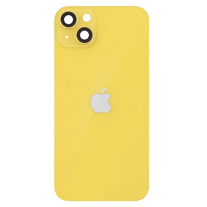 Capac spate si lentile camera pentru iPhone 14 Plus, Galben [1]