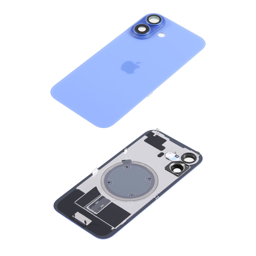 Capac spate sticla iPhone 16 cu magnet, fara NFC, culoare Ultramarine  [4]