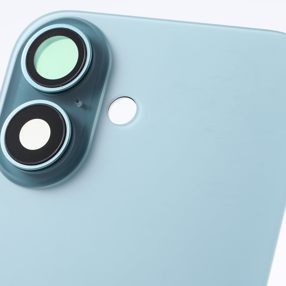 Capac spate sticla iPhone 16 cu magnet, fara NFC, culoare Teal  [2]
