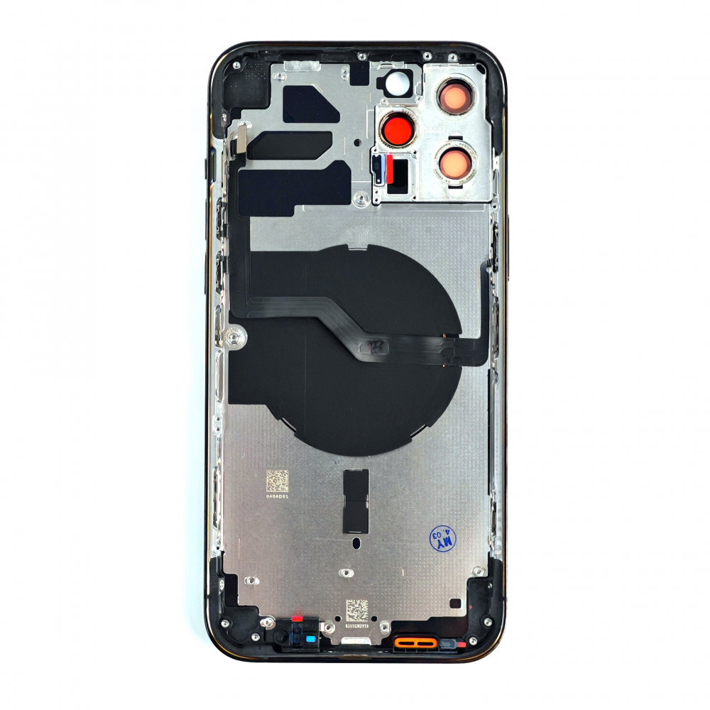 Carcasa completa si capac pentru iPhone 12 Pro Max cu sim tray si flex, Refurbish Top Quality, Graphite [2]