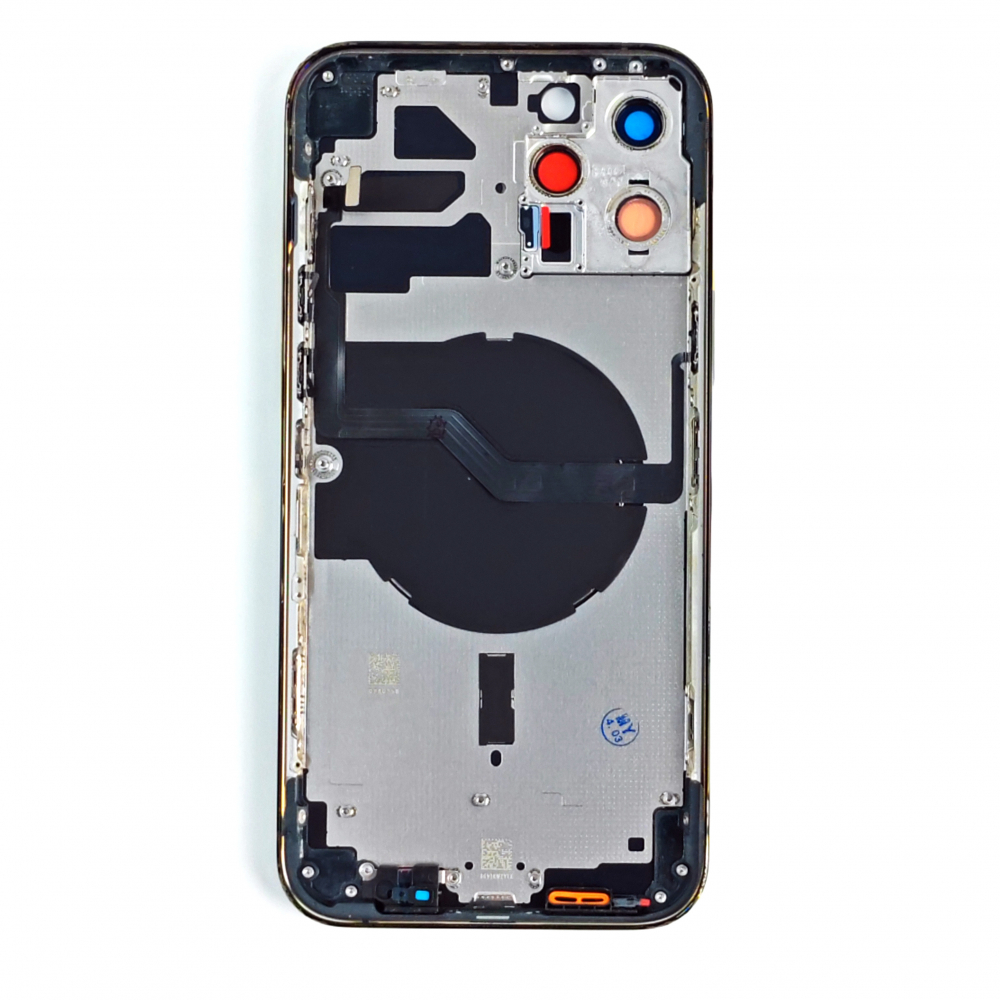Carcasa completa si capac pentru iPhone 12 Pro Max cu sim tray si flex, Refurbish Top Quality, Pacific Blue [2]