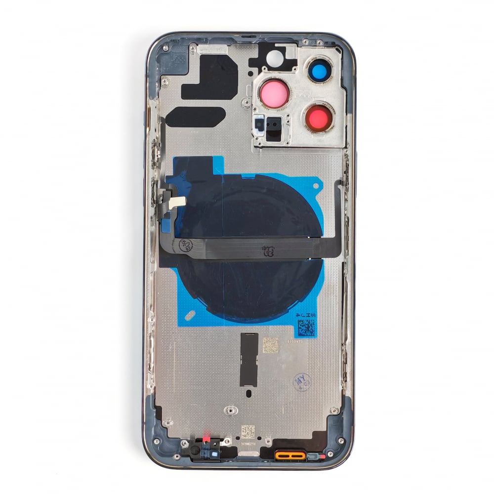 Carcasa completa si capac pentru iPhone 13 Pro Max cu sim tray si flex, Refurbish Top Quality, Blue [2]