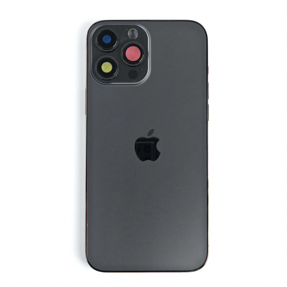 Carcasa completa si capac pentru iPhone 13 Pro Max cu sim tray si flex, Refurbish Top Quality, Graphite [1]