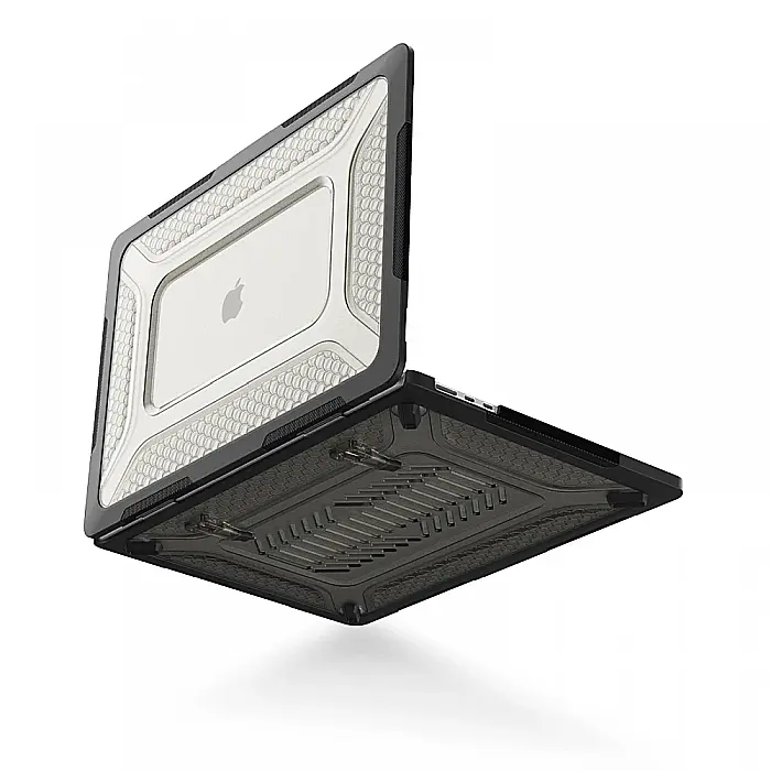 Carcasa de protectie pentru MacBook Air 15-inch A2941 - Hard Sheel Black [10]