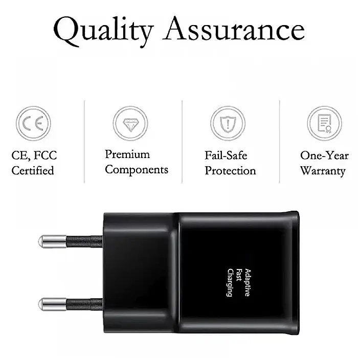 Charger, incarcator retea 240V, Fast Charging, Premium Quality, Negru [2]