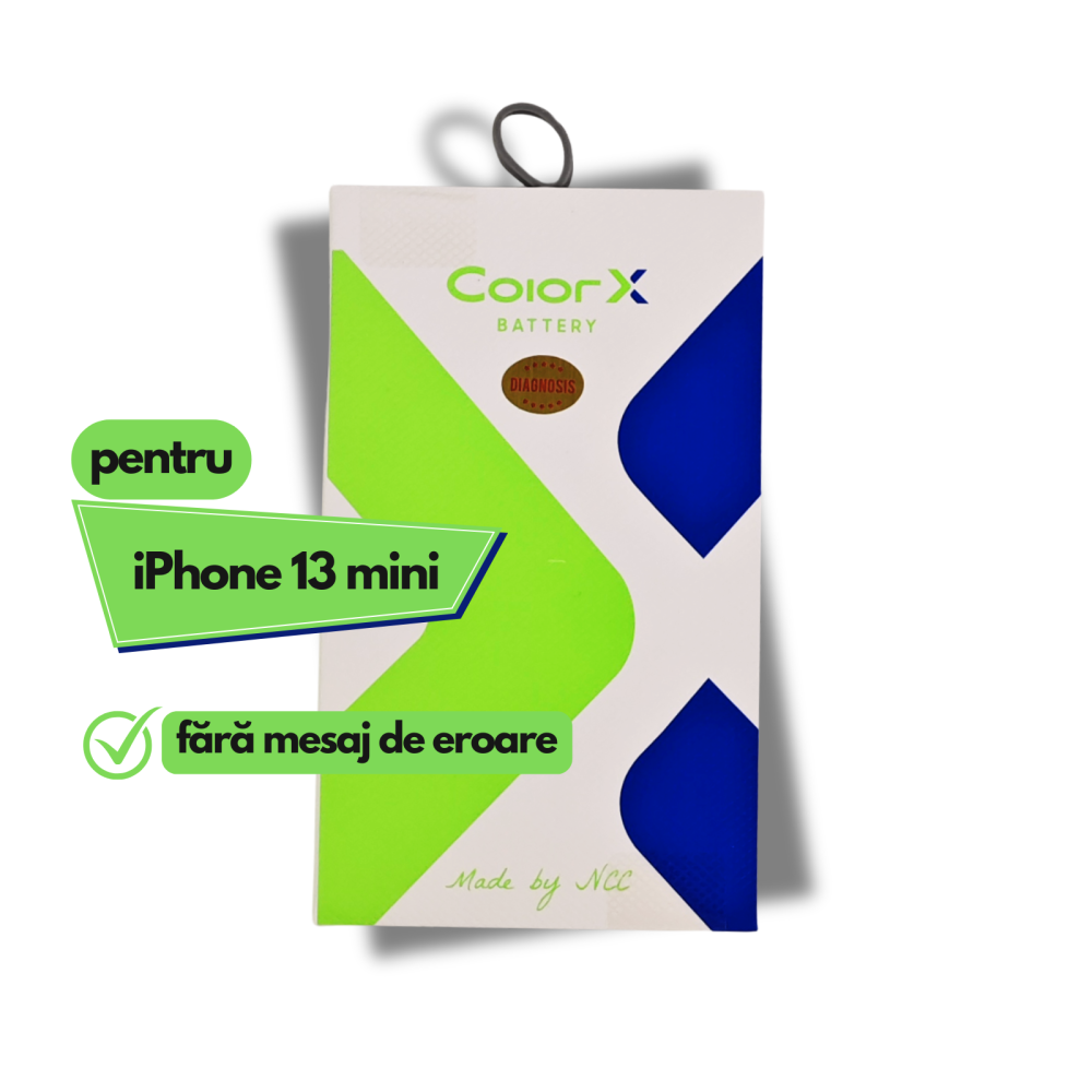 ColorX – Baterie iPhone 13 Mini | Fără mesaj de eroare | 100% Compatibilă | Garanție 12 luni - Copie [1]