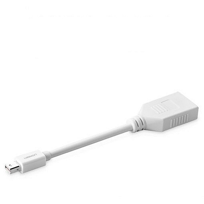 Convertor Mini DisplayPort la DisplayPort 4k@2k, 15cm - Ugreen (10445) - White [2]