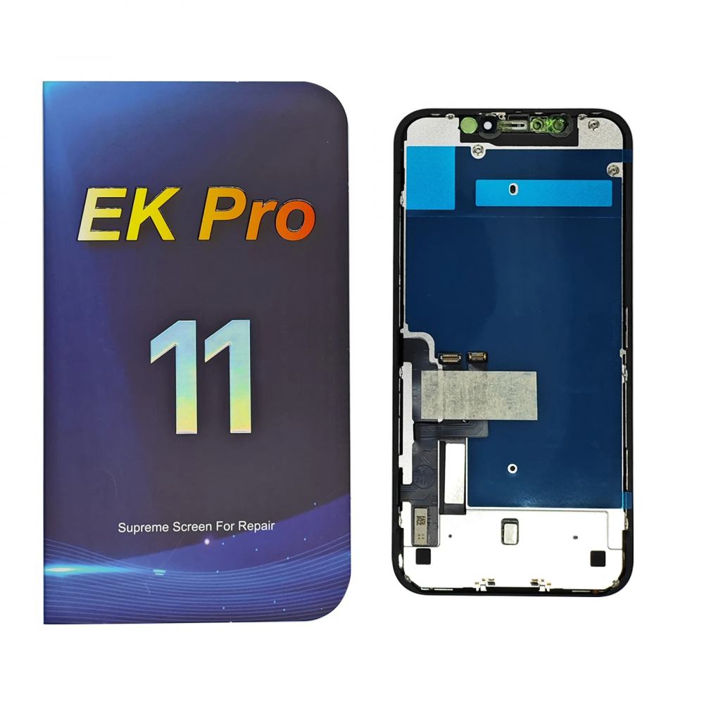 Display cu Touchscreen EK Pro Prime incell pentru iPhone 11 (COG Structure), Varianta completa cu rama [1]
