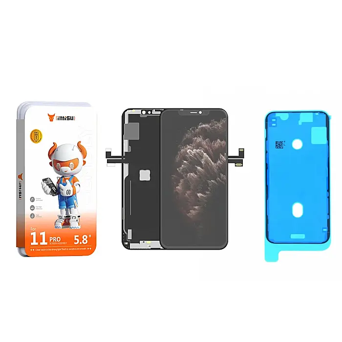 Display cu Touchscreen iPhone 11 Pro, iMisu Prime incell (Suporta IC Transplant), Varianta completa cu rama [3]