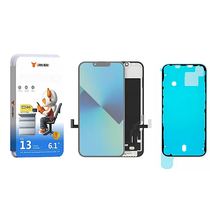 Display cu Touchscreen iPhone 13, iMisu Prime incell (Suporta IC Transplant), Varianta completa cu rama [3]