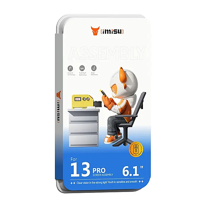 Display cu Touchscreen iPhone 13 Pro, iMisu Prime incell (Suporta IC Transplant), Varianta completa cu rama [4]