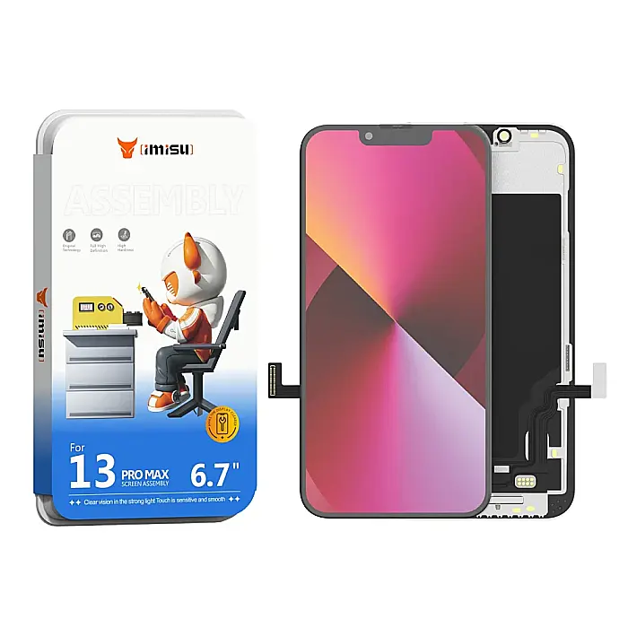 Display cu Touchscreen iPhone 13 Pro Max 120Hz, iMisu Prime incell (Suporta IC Transplant), Varianta completa cu rama [2]