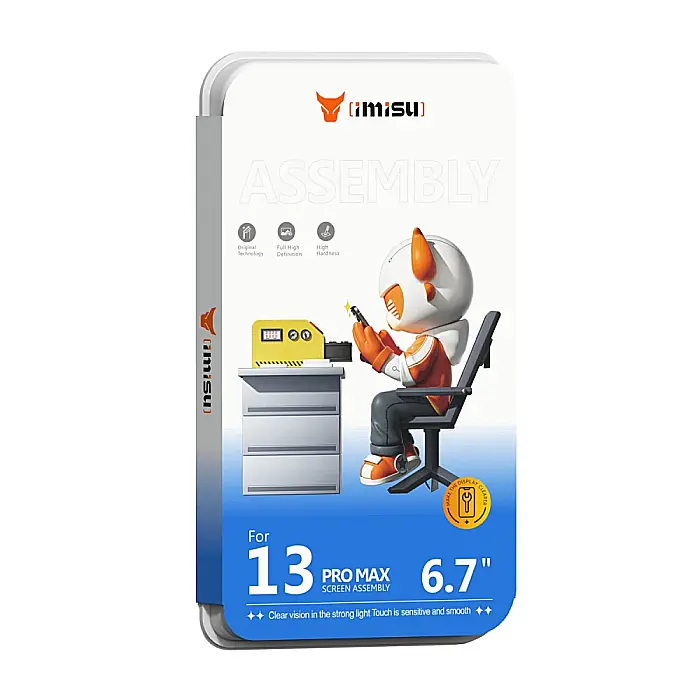 Display cu Touchscreen iPhone 13 Pro Max 120Hz, iMisu Prime incell (Suporta IC Transplant), Varianta completa cu rama [4]