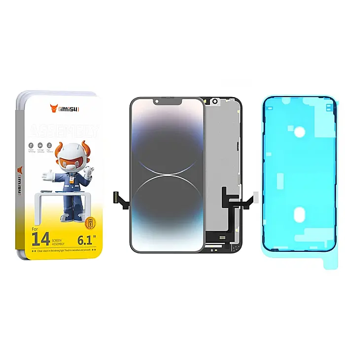 Display cu Touchscreen iPhone 14, iMisu Prime incell (Suporta IC Transplant), Varianta completa cu rama [3]