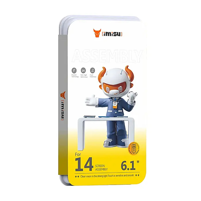 Display cu Touchscreen iPhone 14, iMisu Prime incell (Suporta IC Transplant), Varianta completa cu rama [4]