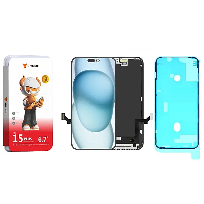 Display cu Touchscreen iPhone 15 Plus, iMisu Prime incell, Varianta completa cu rama [3]