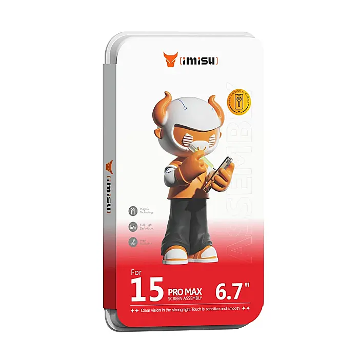 Display cu Touchscreen iPhone 15 Pro Max 120Hz, iMisu Prime incell (Suporta IC Transplant), Varianta completa cu rama [4]