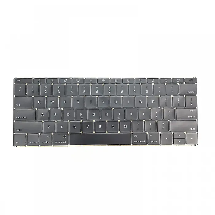Folie de protectie pentru tastatura MacBook A1534, A1708, Transparenta, Layout US [2]