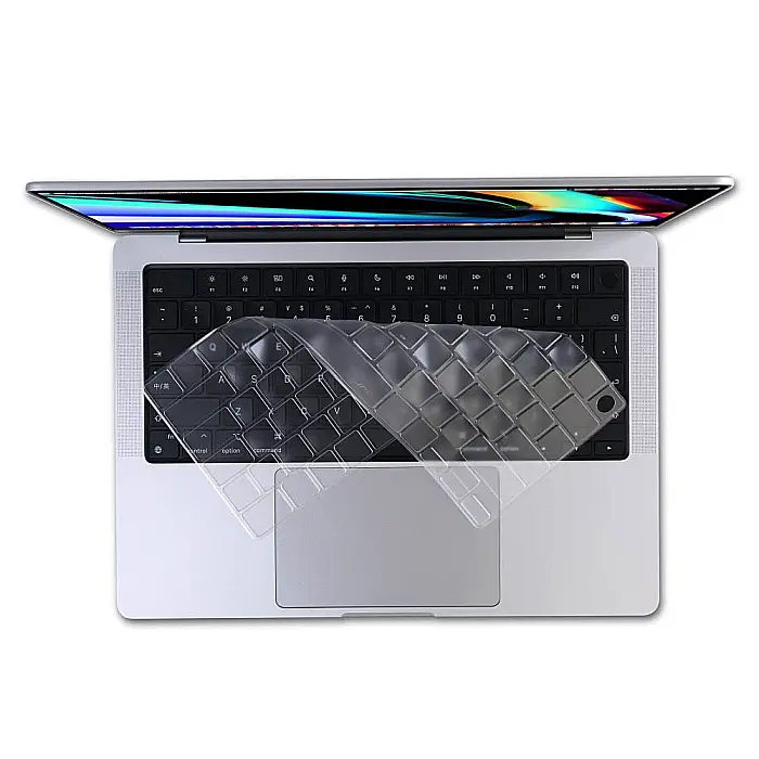 Folie de protectie pentru tastatura MacBook Pro / Air A2442, A2485, A2779, A2780, A2681, Transparenta, Layout UK [3]