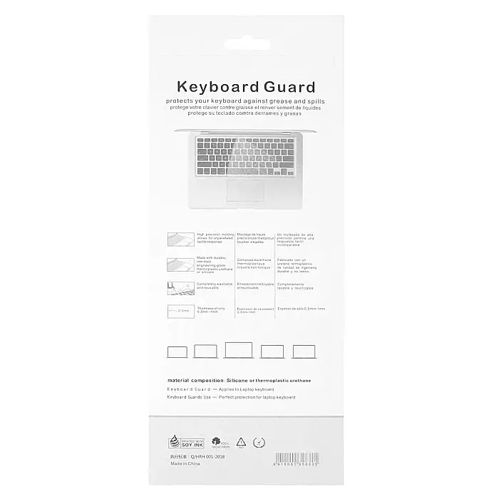 Folie de protectie pentru tastatura MacBook Pro / Air A2442, A2485, A2779, A2780, A2681, Transparenta, Layout UK [5]