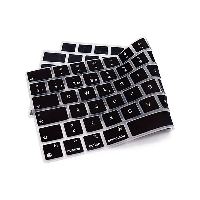 Folie de protectie pentru tastatura MacBook Pro A2251 A2289 A2338 A2141, Negru, Layout UK [3]