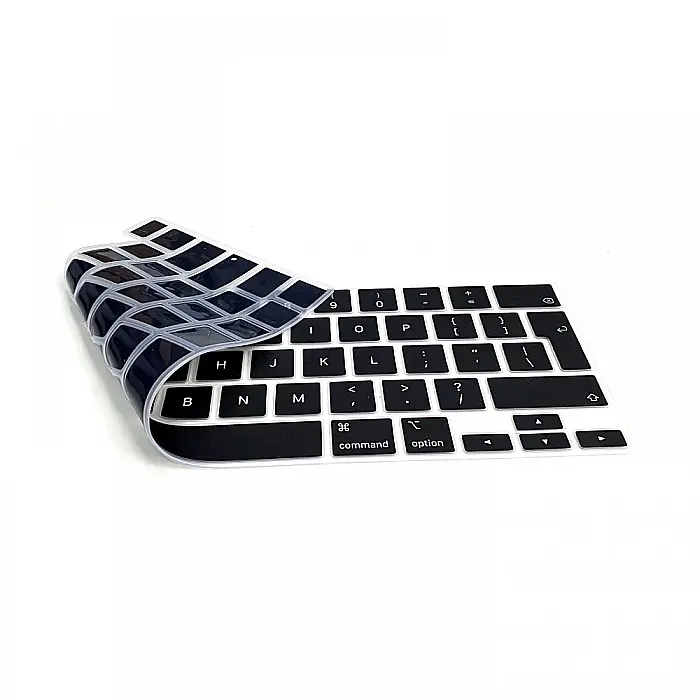 Folie de protectie pentru tastatura MacBook Pro A2251 A2289 A2338 A2141, Negru, Layout UK [2]