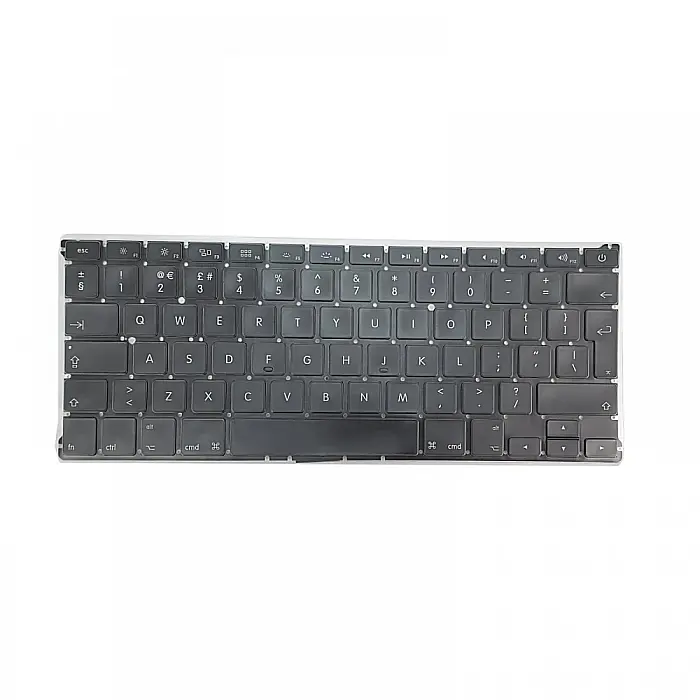 Folie de protectie pentru tastatura MacBook A1502, A1398, A1425, A1466, A1369, A1278, A1286, A1297, Transparenta, Layout UK [2]